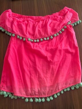 Sail to Sable Hot Pink Blouse with Gold Logo Tag